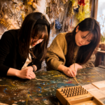 池袋LITAで楽しむバングル作り体験の様子