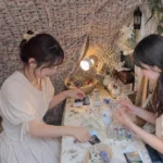 秋葉原で推し活を楽しんだあと池袋の小さなアトリエLITAでスノードームを作る友達二人