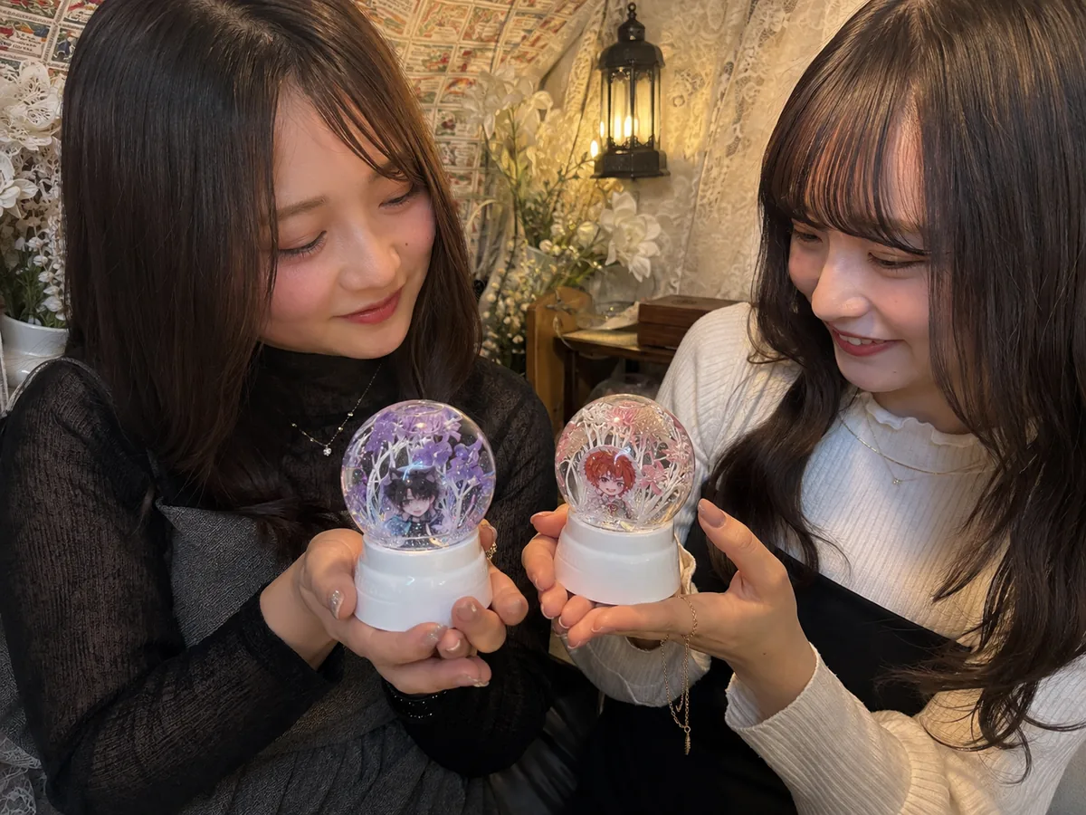 池袋の推し活定番ルートの思い出として作ったスノードーム